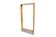 Scandinavian pine mirror, Sweden, 1970, 120cm x 60cm