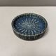Ashtray in blue hares fur glaze from Rörstrand Sweden, by Gunnar Nylund