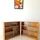 Pair of Mid-Century Oak School Bookcases