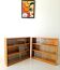 Pair of Mid-Century Oak School Bookcases