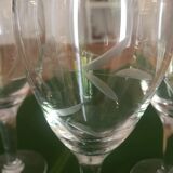 Set of 16 antique glasses
