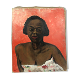 Oil on canvas from the 1930s, "The Model"
