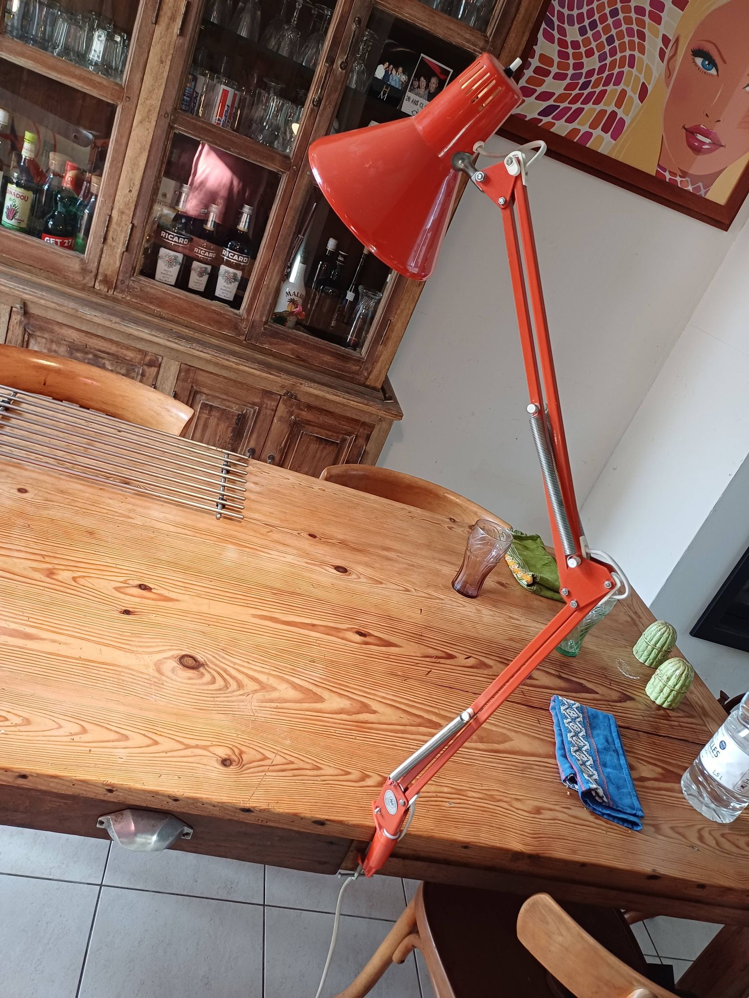 Lampe de Bureau Vintage Italien