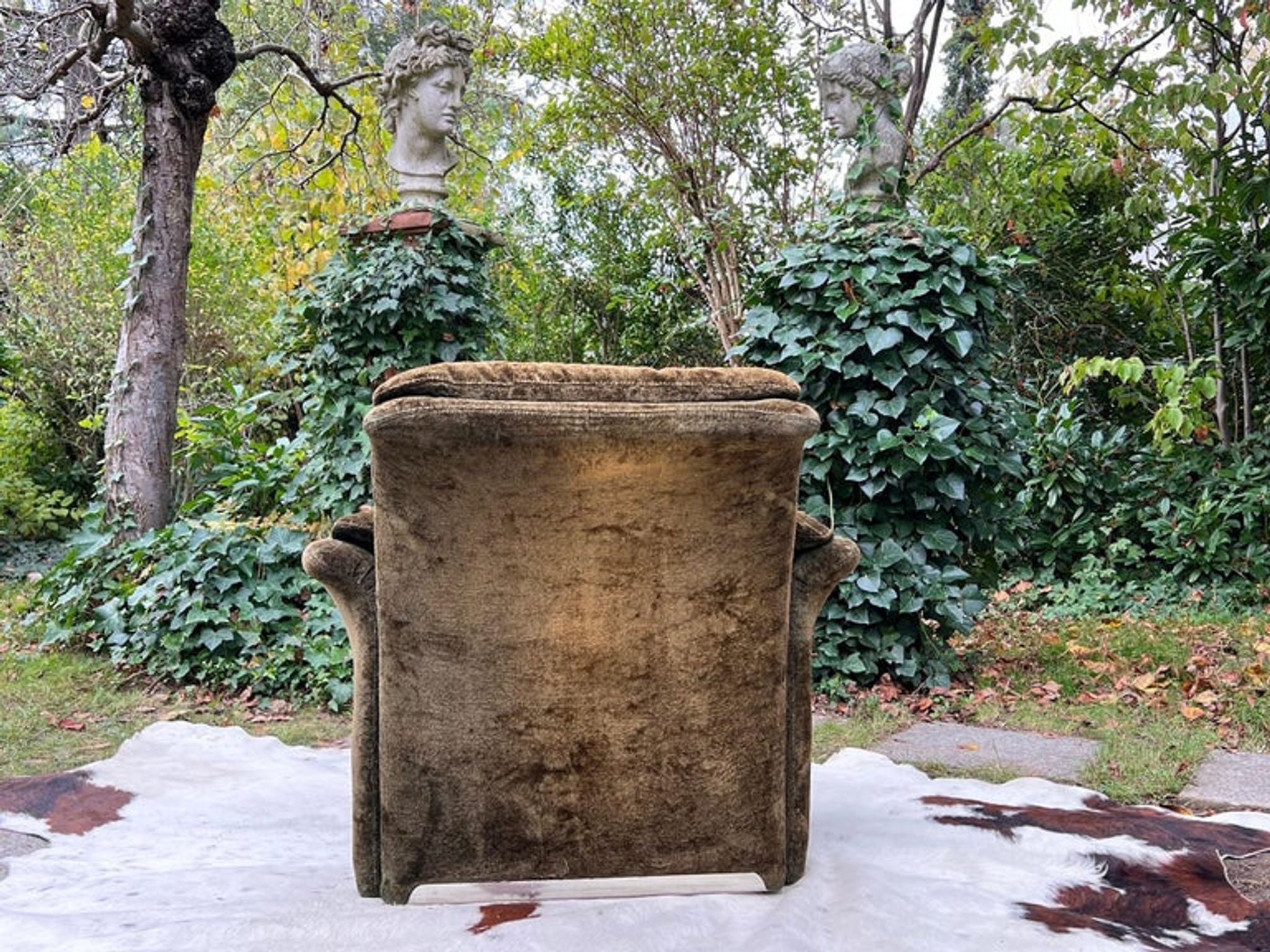 Fauteuil lounge postmoderne italien de Saporiti, 1970