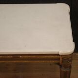 Table basse avec plateau en marbre, 20e siècle
