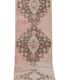 Vintage Turkish hallway rug 91x667 cm