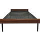 Vintage rest bed Auping Cleopatra bed metal teak dick Cordemeyer