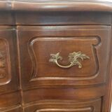 Louis XV style chest of drawers - 2 drawers - Curved feet - 1980s