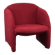 Vintage Artifort Design Armchair Model Ben in Sturdy Red Fabric