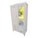 Wardrobe Combo Linen Cabinet Wardrobe Mirror Vintage Chest of Drawers Patina
