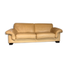 Steiner sofa in beige yellow leather