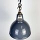 Vintage Industrial Grey Painted Pendant Lamp