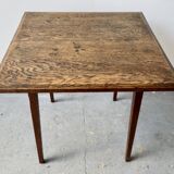 Table d'appoint vintage en chêne