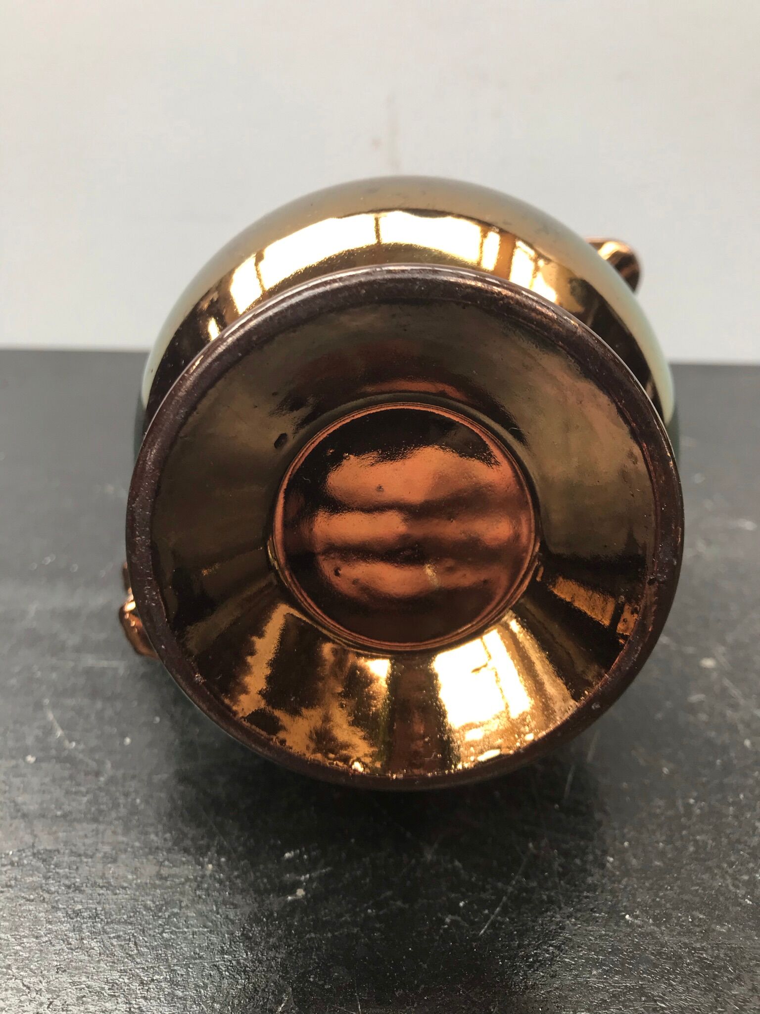 Former jersey pitcher golden ceramics - vintage blue