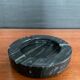 Vintage black marble ashtray and catchall.