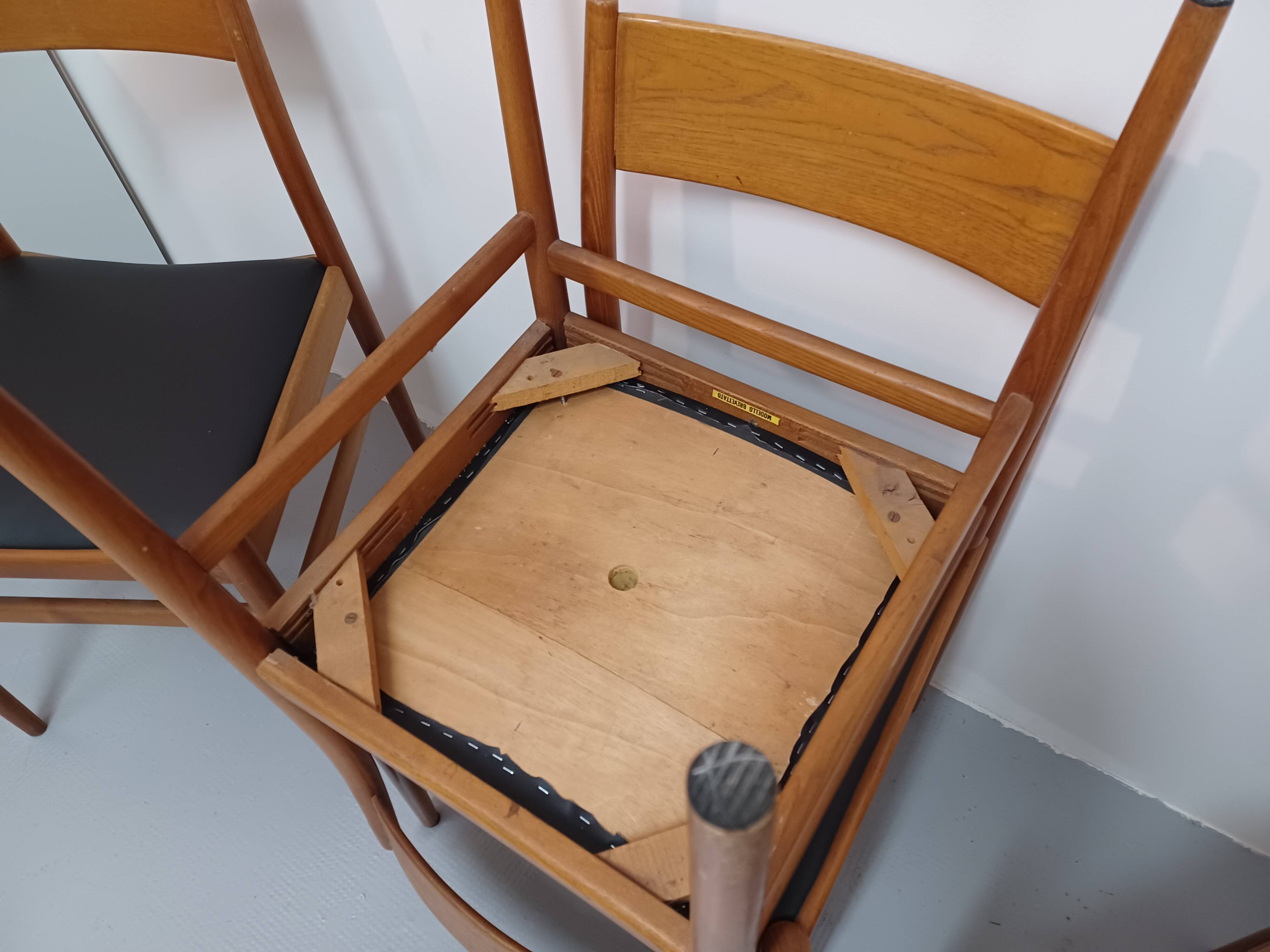 4 chairs, Made in Italy, 60'S