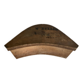 Neo-classical curved wooden box 19th century 1860