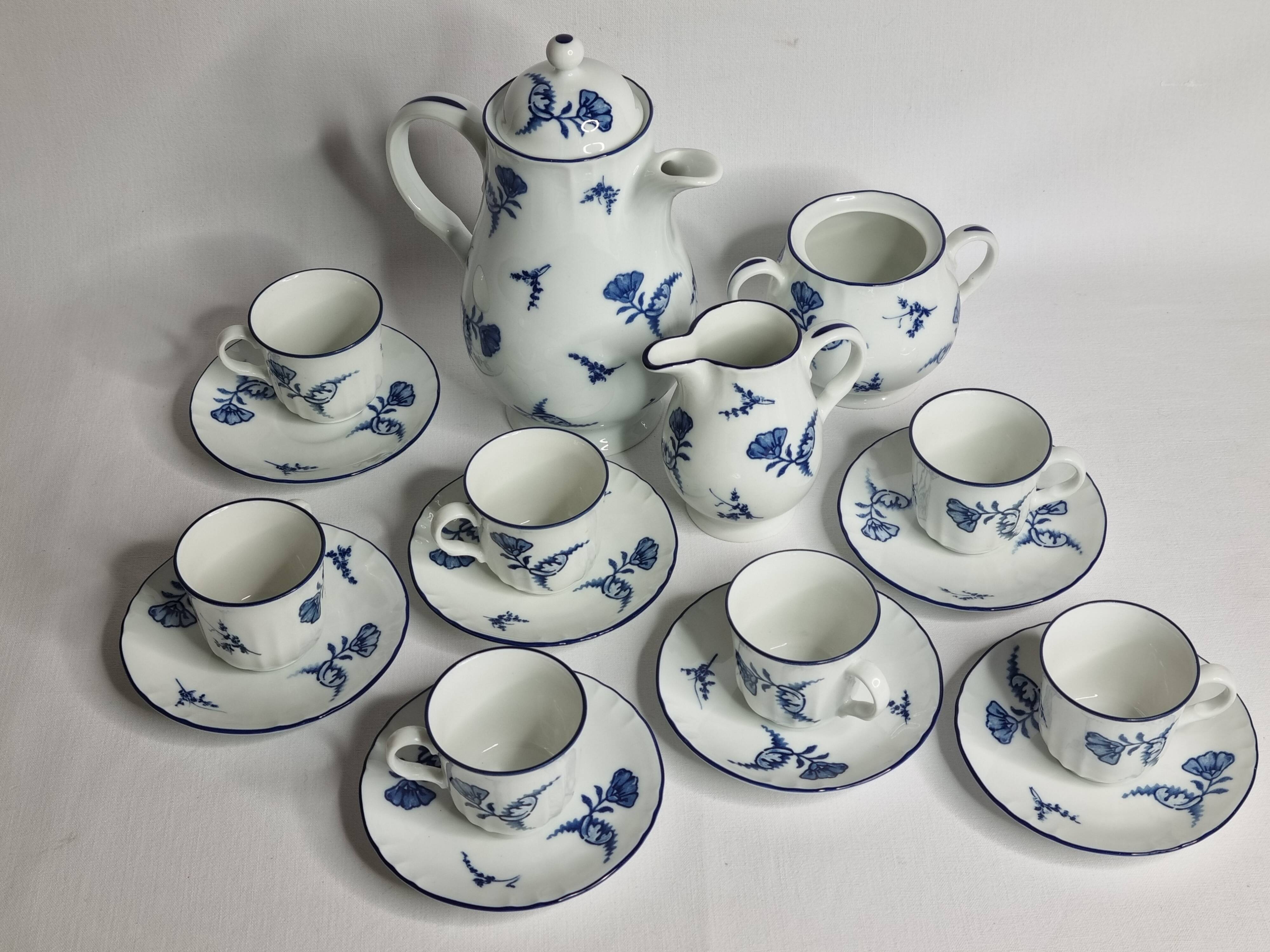 “Richard Ginori” porcelain coffee service, Italy