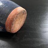 Old blue pitcher signed