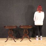 Paire de tables d'appoint anglaises du XXe siècle