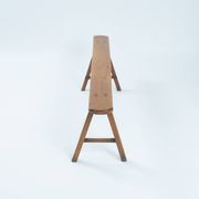 Banc en chêne de style Art Déco français, années 1930
