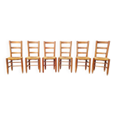 6 chaises brutalistes