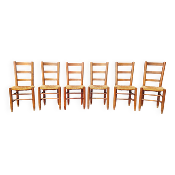 6 brutalist chairs