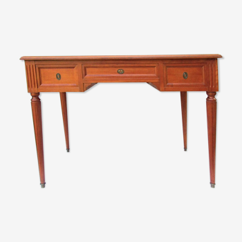 LXVI-inspired style desk, patinated cherry, 70s-80s