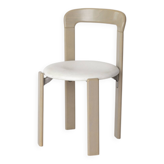 Chaise vintage Bruno Rey – Kusch & Co, années 1970, structure en bois gris