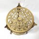 Pair of Victorian Style Openwork Brass Bolsters