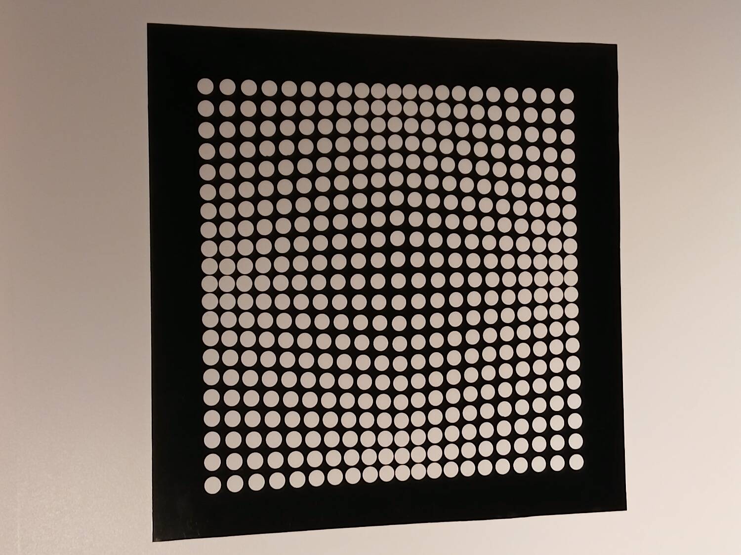 Vasarely silkscreen print - "Deep Kinetics" - 3D Illusion & Black and White