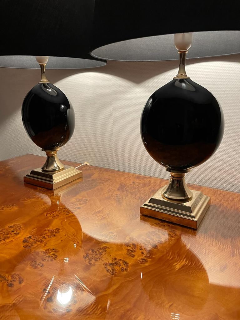 Pair of large vintage lamps Italy
