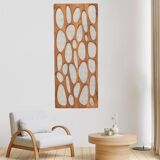 Wall light in cherry wood and rice paper, prod. Steelline 1980