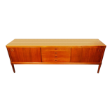 h. w. klein for bramin danish modern teak SIDEBOARD credenza 60s