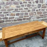 Cherry farmhouse table