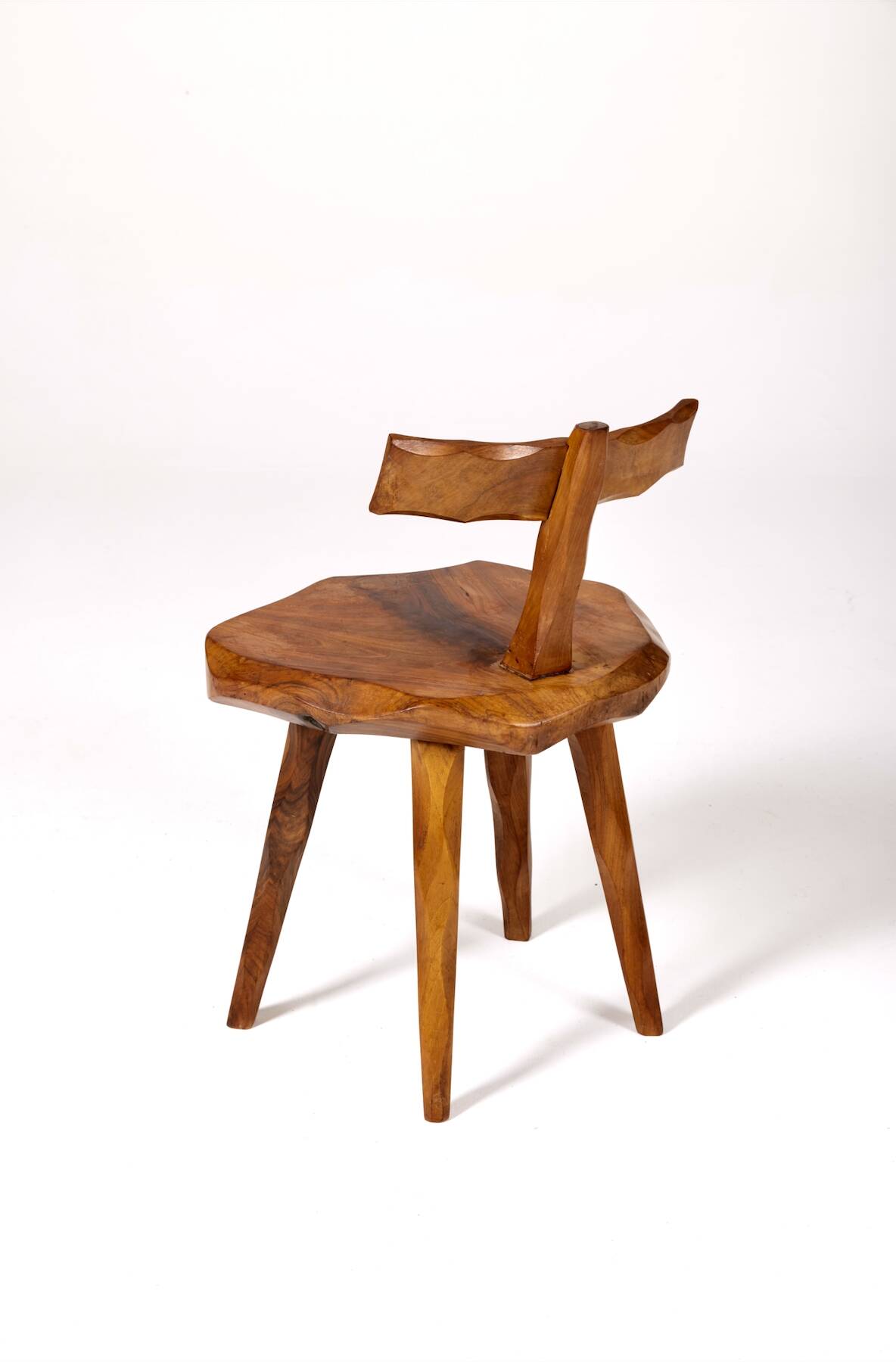 Butalist chair in olive tree, 1960s