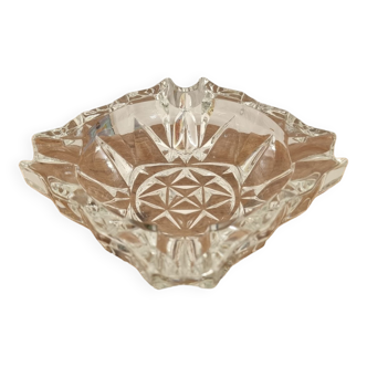 Old crystal ashtray