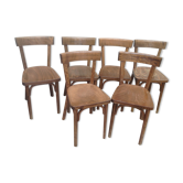 6 vintage Baumann bistro chairs