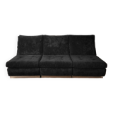 70s velvet and feather modular sofa