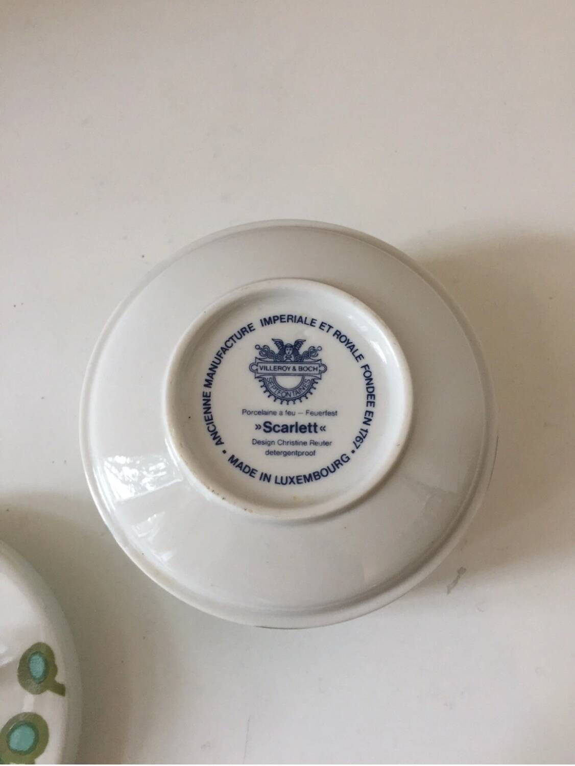Vintage Villeroy & Boch Scarlett porcelain sugar bowl