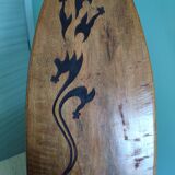 African chair engraved salamander