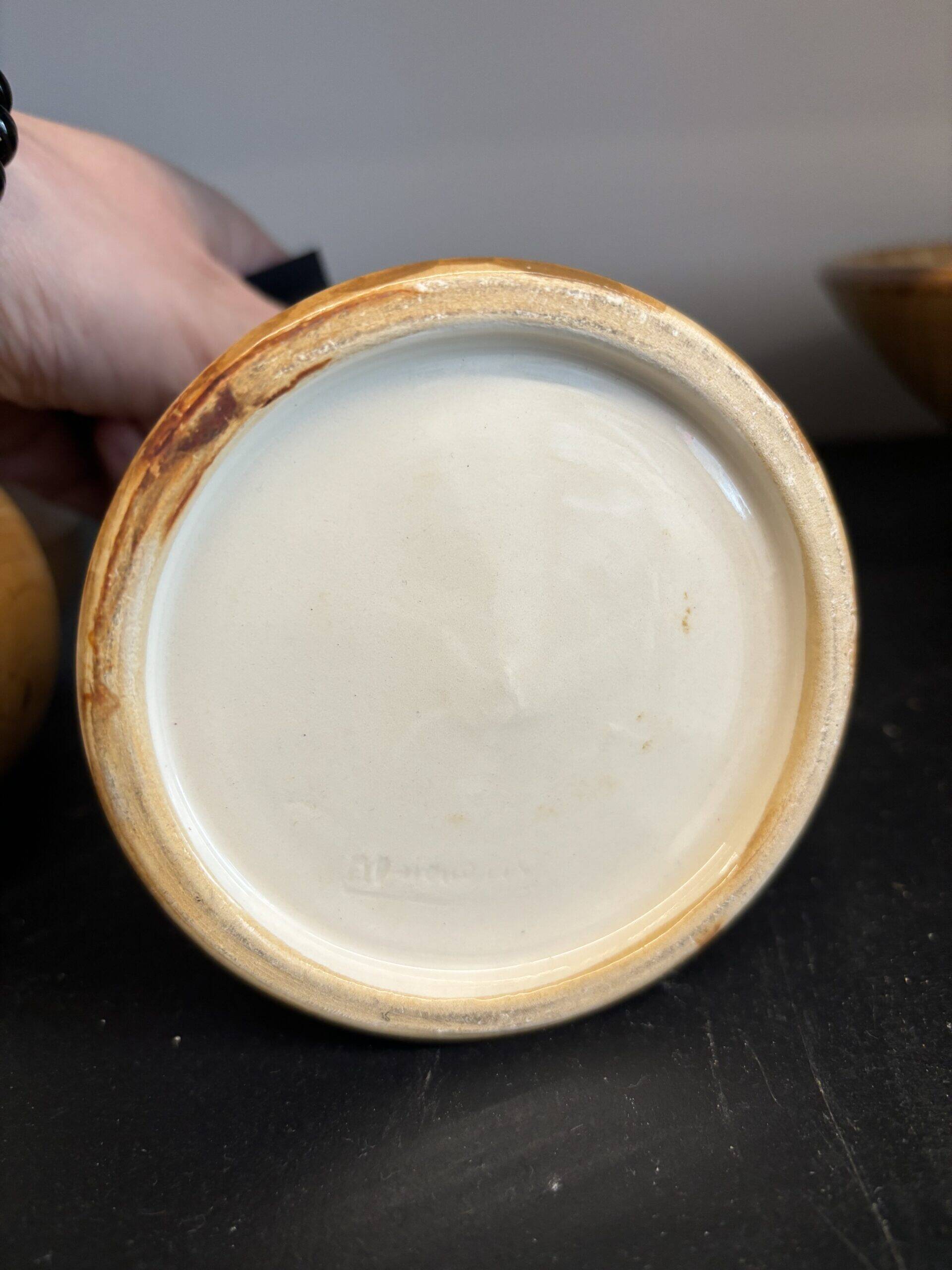 Duo of ceramics Grandjean Jourdan Vallauris