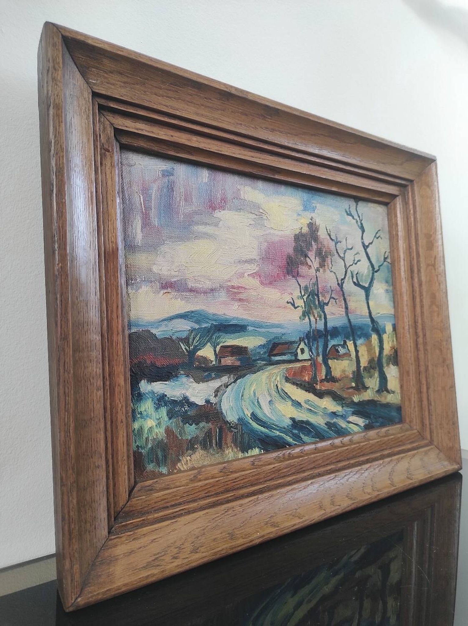 Ancient painting - Expressionist landscape