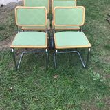 Set of 4 Cesca chairs by Breuer Marcel