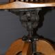 Rotating oak office chair circa 1930