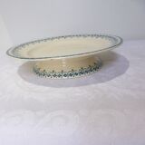 Plate on pedestal compotier of Longwy model Bordeaux 211277