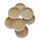 Stoneware dessert plates – Ateliers du Revermont, France – late 20th century