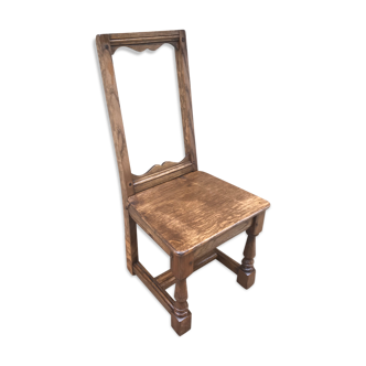 Former lorraine baby chair assise child light vintage wood