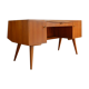 Scandinavian feet compass desk 1960 vintage teak