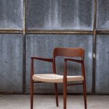 2x Niels Otto Møller Chair Model 56 in Teak, 1960s Denmark